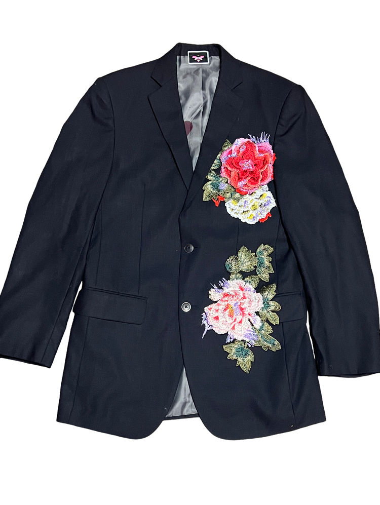 Black Variations of Color Blazer