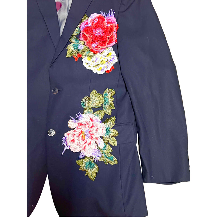 Black Variations of Color Blazer