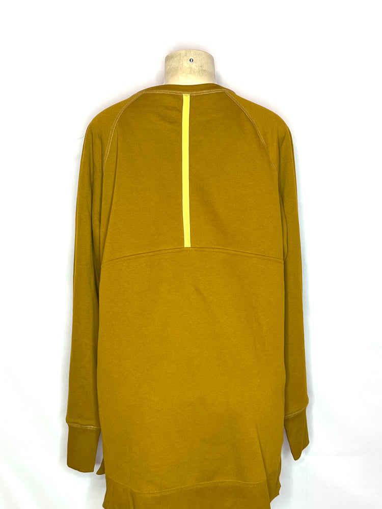 Caramel Floral Long Sleeve Sweatshirt Tunic Size XL