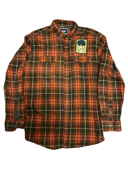 Her Style oversized custom flannel size XL