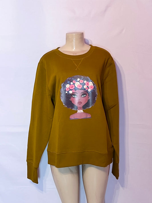 Cutie Pie Crewneck Long sleeve sweatshirt XL