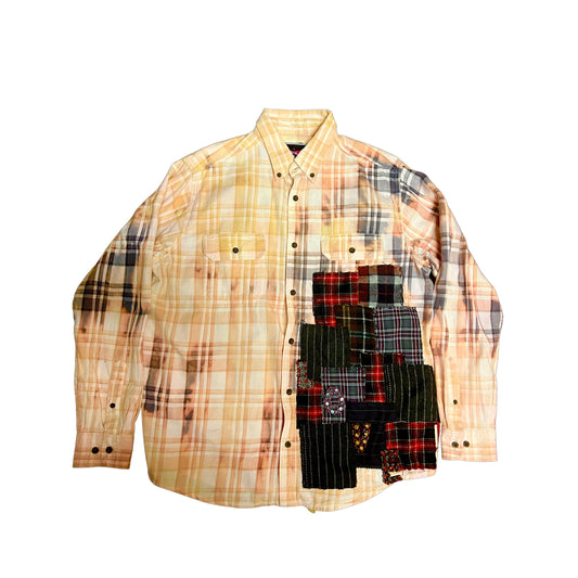 Black Love custom flannel shirt size med